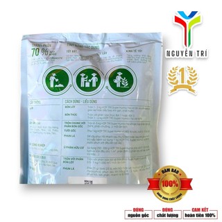 Acid Humic Hợp Trí Super Humic (Túi 1kg) - Cải Tạo Đất, Siêu Kích Rễ, Chuẩn Hữu Cơ OMRI