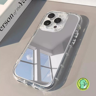 Ốp Điện Thoại Gương Cho Xiaomi 15 15S 14 13 13T 12 12T 12S 12X Ultra Mi 11 11X 11i 10 10i 10S 9 Civi 5 4 3 2 Pro Lite 5G 4G Ốp Lưng Dễ Thương Đơn Giản Sang Trọng Mềm Chống Sốc Trong Suốt Vỏ