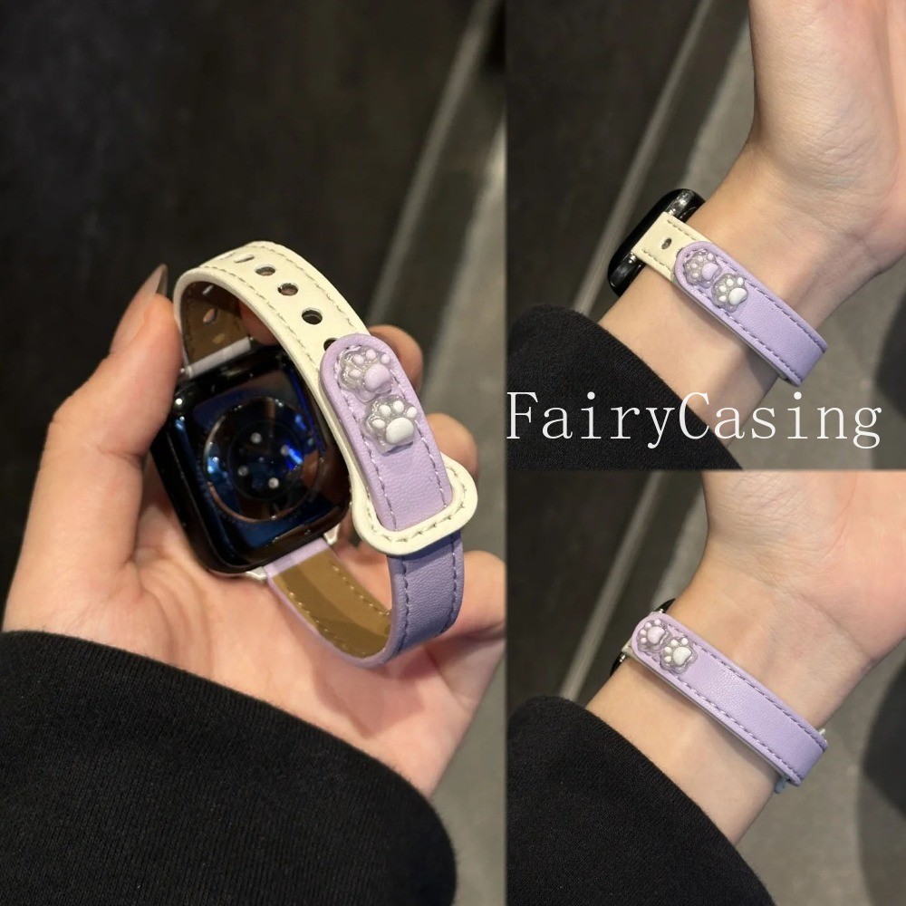 Cat 's Paw Slim Dây Da Cho Huawei Watch Fit 3 2 Fit 4 11 Pro 10 9 8 Band Vòng Tay Thay Thế Huawei Fit 4Pro Phụ Kiện