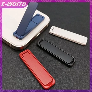 E-woitd Siêu Mỏng Mini Giá Đỡ Kim Loại Gấp Điện Thoại Di Động Mặt Sau Miếng Dán Vô Hình Điện Thoại Di Động Để Bàn Hỗ Trợ Giá Đỡ Điện Thoại HNVN