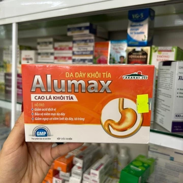 Viên uống Dạ dày khôi tía- Alumax - hộp 30 viên- hỗ trợ giảm acid dịch vị,bảo vệ dạ dày, giảm nguy cơ viêm loét dạ dày
