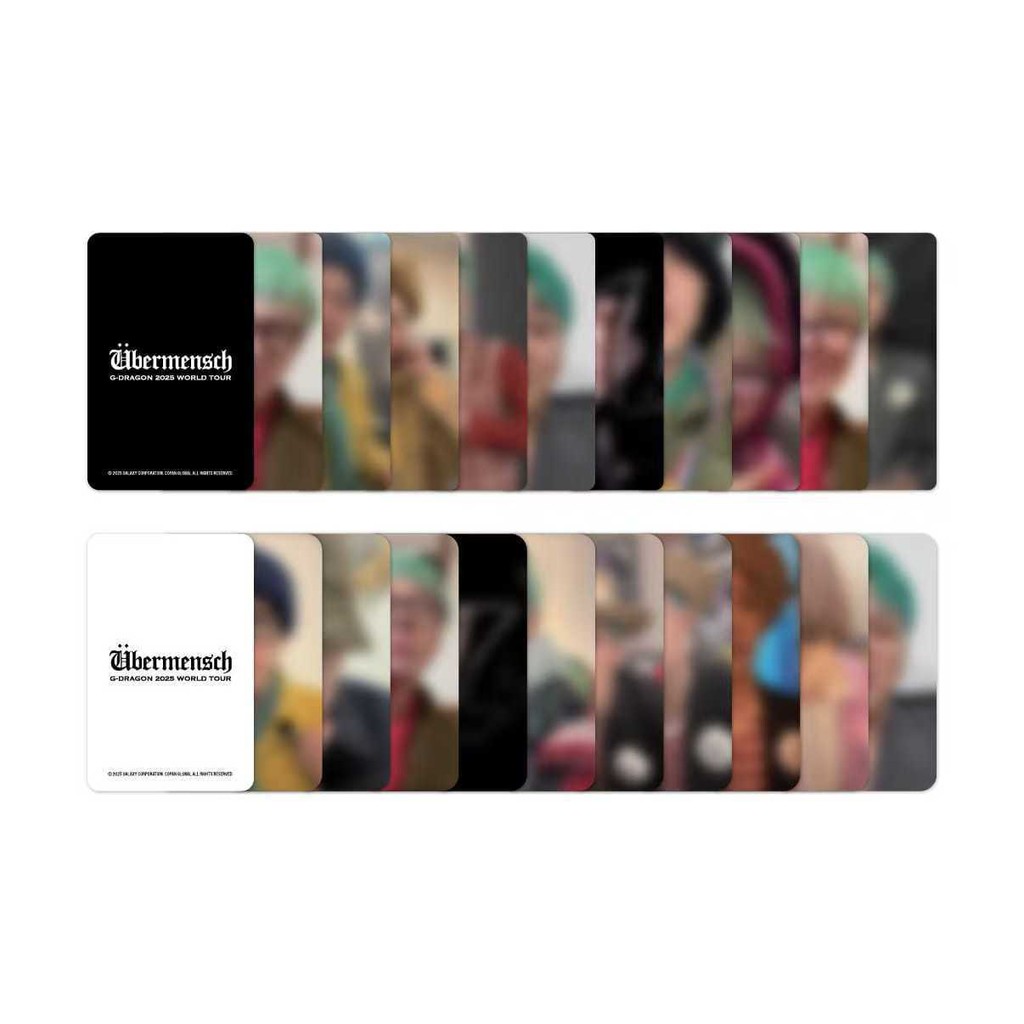 Bộ Photocards Goyang World Tour G-DRAGON Übermensch 2025