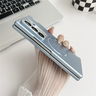 Có Bút Phim Thủy Tinh Cho Samsung Galaxy Z Fold 7 6 5 4 3 Fold7 5G Ốp Lưng Sạc Không Dây Từ Tính Vỏ Bảo Vệ Chống Sốc Giáp Bản Lề