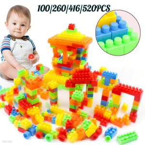 Đồ Chơi Xếp Hình Phát Triển Trí Tuệ Cho Trẻ loại ,Trò Chơi Lắp Ráp, Các hạt lớn chống nuốt，Đồ Chơi Trẻ Em