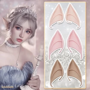 Trang Trí Tiệc Halloween: Cặp Thiên Thần Elven Elf Tai Bí Ẩn Mũi Nhọn