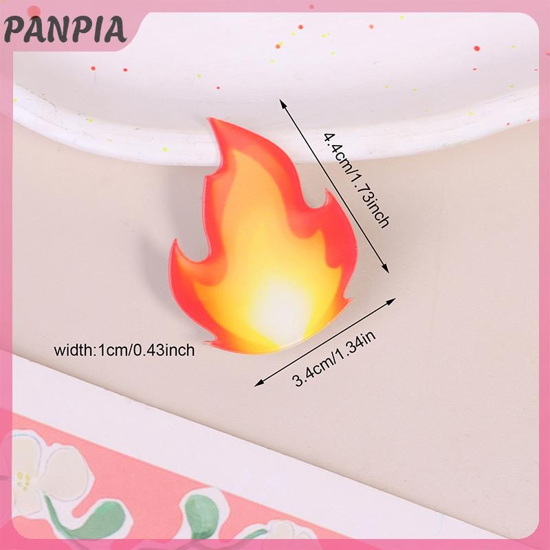 PNPIA-Áo Biểu Hiện Thả Trái Tim Vỡ Acrylic Ngộ nghĩnh Bên Kẹp Mỏ Vịt Kẹp Nổ Bên Kẹp Phụ Kiện Tóc
