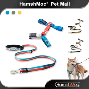 HamshMoc Heavy Duty Nylon Harness Combo Phân phối tác động Kẹp không rối Phát hành nhanh Khóa D-Ring đính kèm