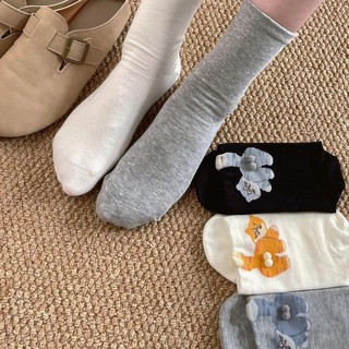 Tất Cotton Dễ Thương Trứng Mèo - Quà Tặng hoặc Tất Ngắn Mùa Hè Cho Bé Gái