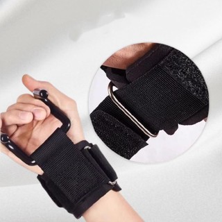 Găng tay tập luyện chống trượt với thanh cầm tay hấp thụ sốc và dây đeo cổ tay - Tăng cường sức mạnh