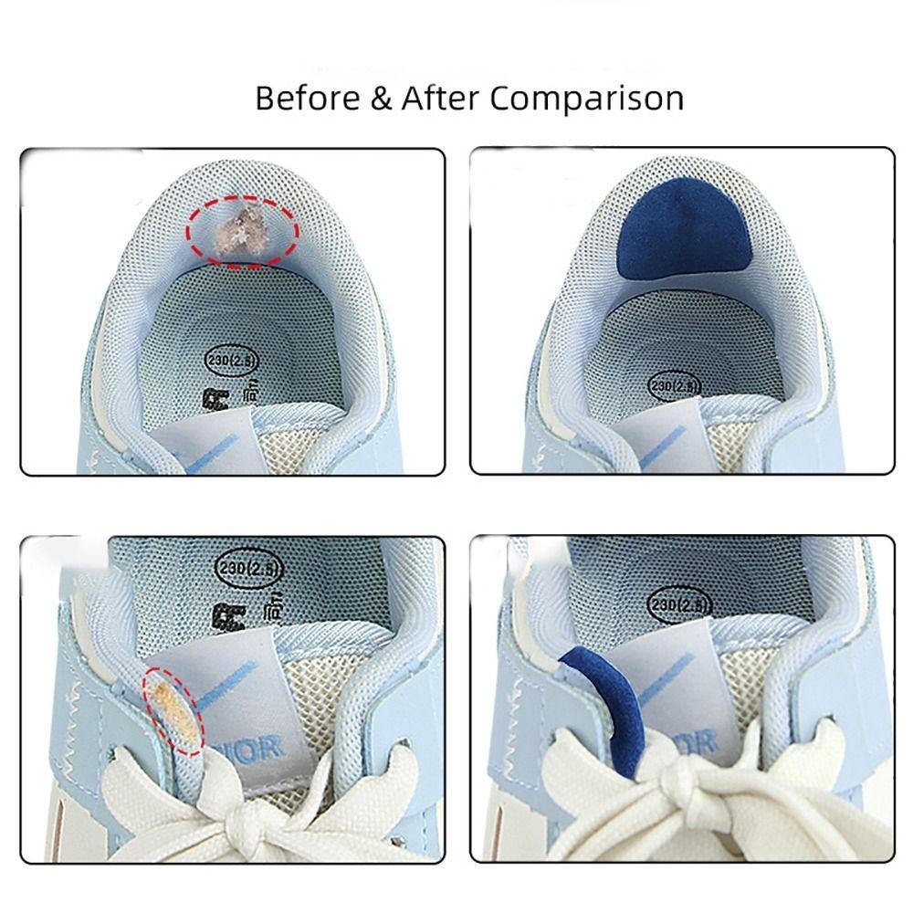 JKDESIGN 6 Cái Sửa Chữa Gót Giày, Miếng Dán Sửa Chữa Giày Bền Tự Dính, Phụ Kiện Đa Năng Microfiber Da Sneaker Sửa Chữa Miếng Lót