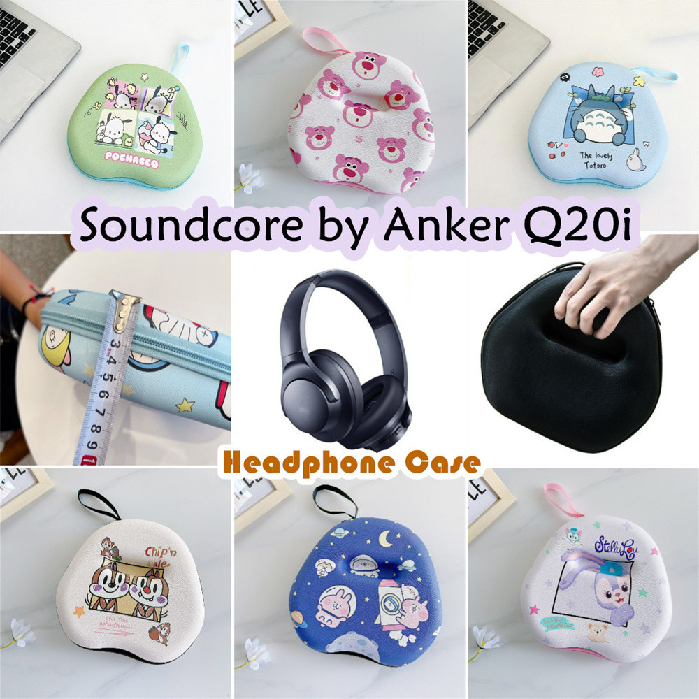 hộp vỏ đựng tai nghe Hàng CÓ SẴN!Dành cho Soundcore của Anker Q20i Vỏ tai nghe Earpads