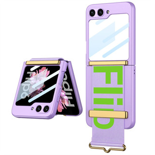 Sang Trọng Đa Năng Lật Chữ Dây Đeo Tay Giá Đỡ Cho Samsung Galaxy Z Flip 6 Z Flip 5 Flip6 Flip5 Cứng Vỏ Điện Thoại Di Động