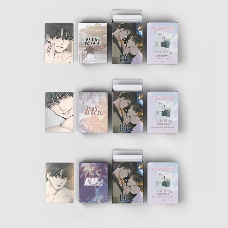 Bộ 50-55 Manga Manhwa PAYBACK Lost in Cloud Laser Holographic Lomo Cards LIGHT AND ĐÊM Satoru Gojo Photocards Blue Lock Heaven Official 's Blessing Hologram Postcards Fast YM