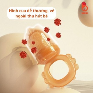 Núm nhai ăn dặm trái cây, thức ăn cho bé từ 3 tháng tuổi