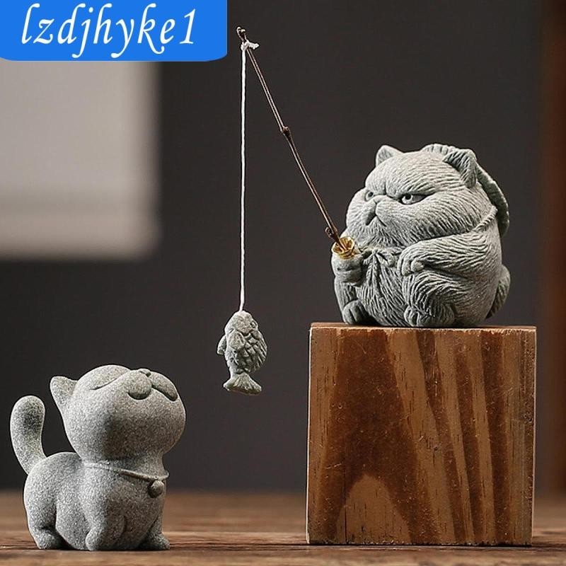 Trà đá Thú cưng Trang trí động vật vui nhộn Máy tính để bàn Trang trại Những người yêu thích Quà tặng Mèo
