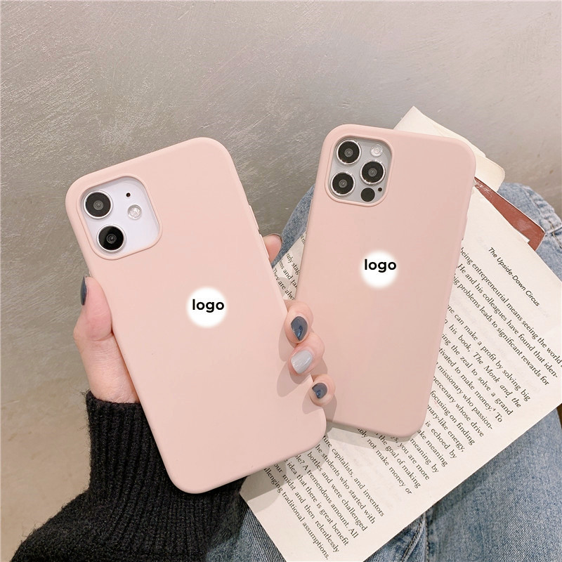 Bột cát (Chất lượng cao) cho iPhone 17 / 16 / 15 / 14 / 13 / 12 / 11 / Pro Max Air mini Xs Max Xr 7 8 Plus SE Vỏ điện thoại silicon lỏng bảo hiểm toàn diện