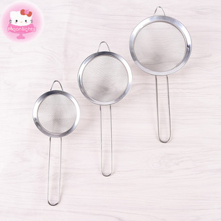 Moonlights Nhà Bếp Dây Thép Không Gỉ Lưới Mịn Lọc Dầu Bột Rây Lọc Sifter SàngNhà Bếp Thép Không Gỉ EN