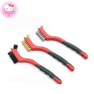 Moonlights Double End Brush Stainles Steel Wire Brush Cleaning Rust Removal Polishing Tool EN