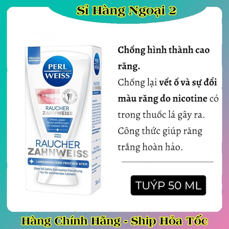 Kem đánh răng siêu trắng PERL WEISS 50ml (hàng nội địa đức)