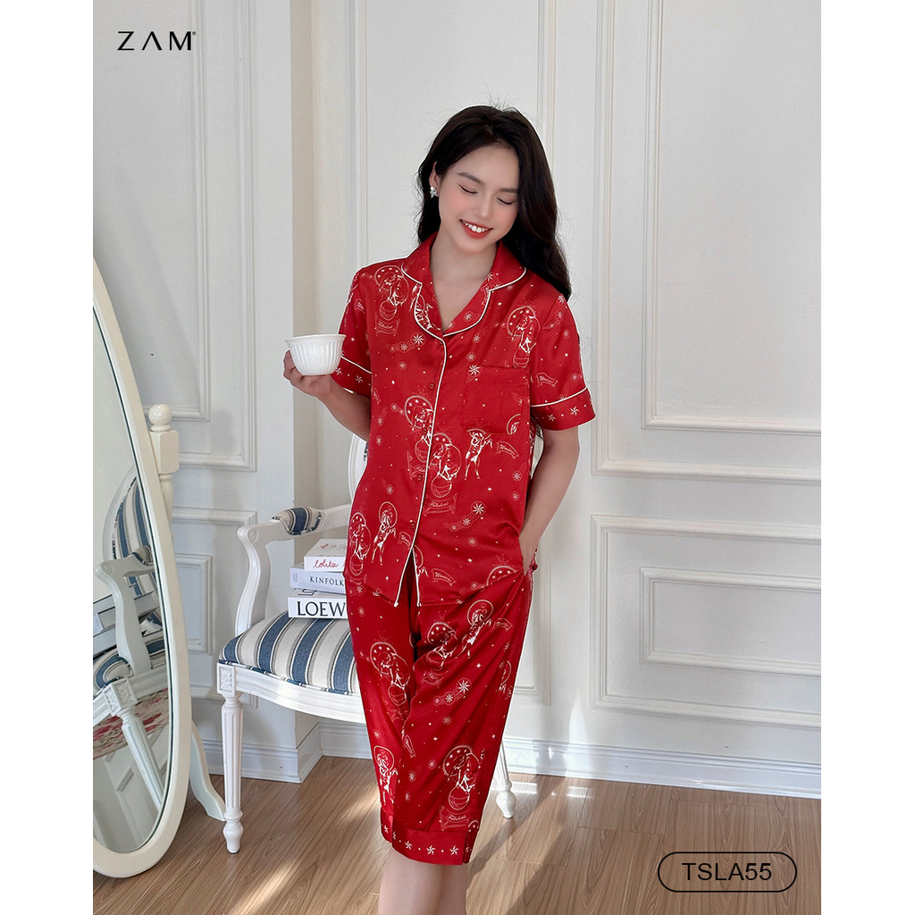 Ảnh BỘ MẶC NHÀ SHE BY ZAM - TSLA55 - BỘ NGẮN TAY QUẦN LỬNG CIRCUS 2