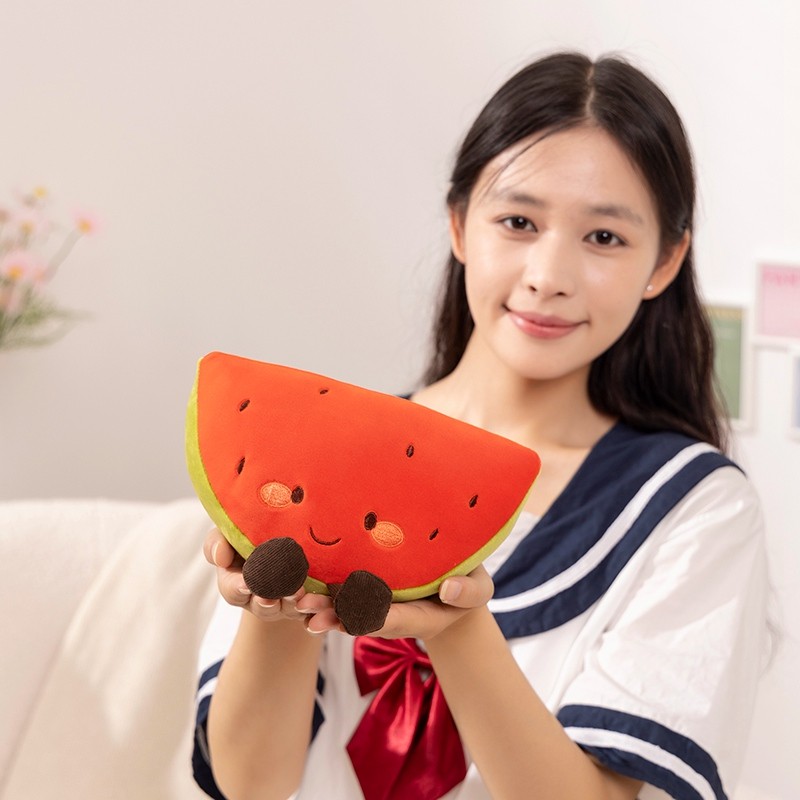 Rytanda sầu riêng, Cantaloupe, Dưa hấu, Đồ chơi nhồi bông trái cây dễ thương Bầu đắng, Gối, Búp bê rau củ, Gối cho trẻ em, Bạn gái, Quà tặng sinh nhật, Quà tặng Giáng sinh