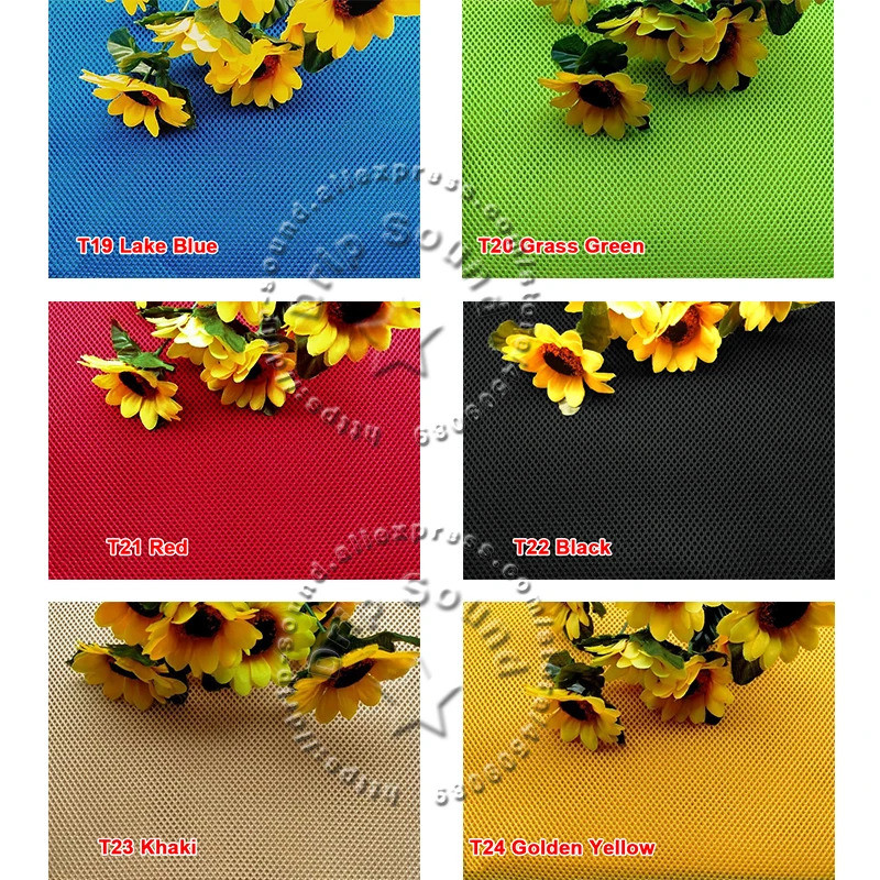 1 Chiếc Dày 1.4x1m Loa Bụi Vải 3D Co Giãn Vải Polyester Âm Thanh Nướng Lưới Bao Lọc Ghế Ô Tô Vải