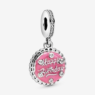 Charm Bánh Sinh Nhật và Bóng Bay Bạc Sterling S925 - Phù Hợp Làm Quà Tặng Cho Các Lễ Kỷ Niệm Tuổi Mới