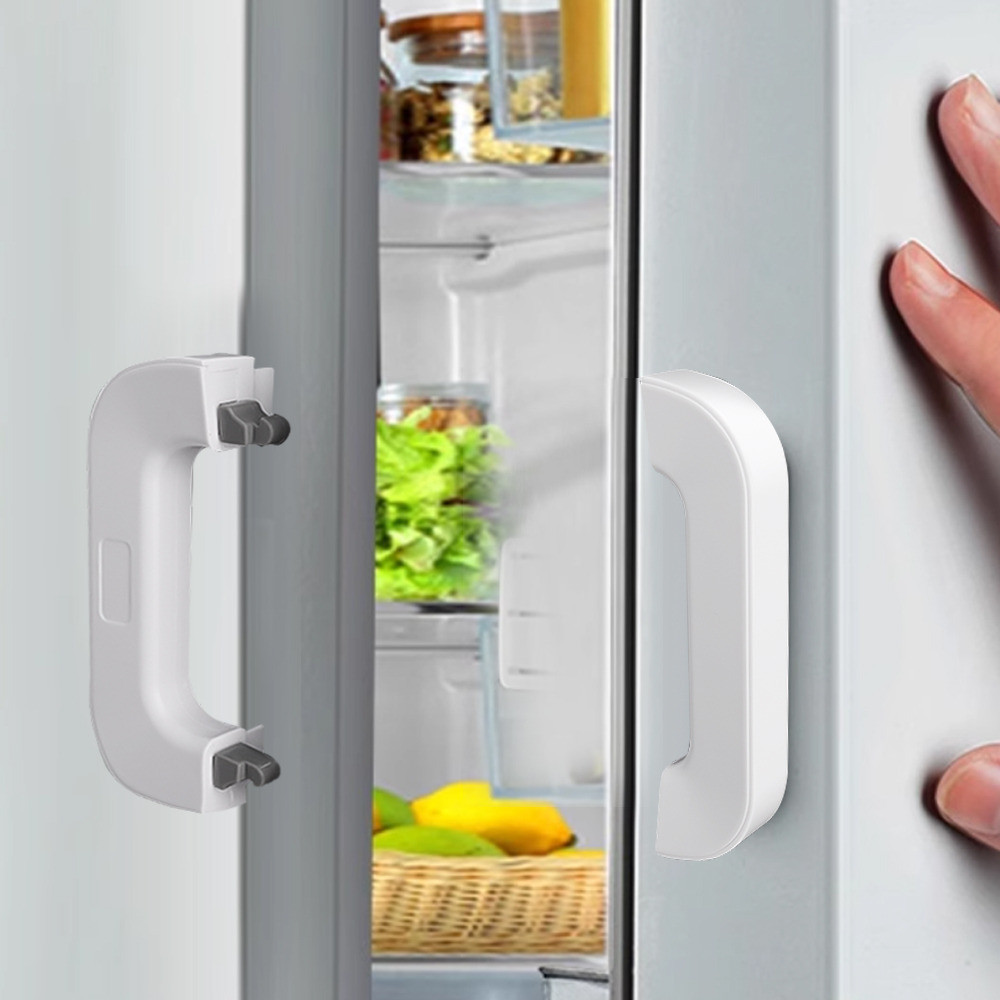 [Đặc sắc] Khóa chụp tủ lạnh an toàn cho trẻ em - Giới hạn ngăn kéo cửa sổ - Khóa cửa tủ - Khóa an ninh nội thất - Tự dính, Dễ lắp đặt, Chống kẹp