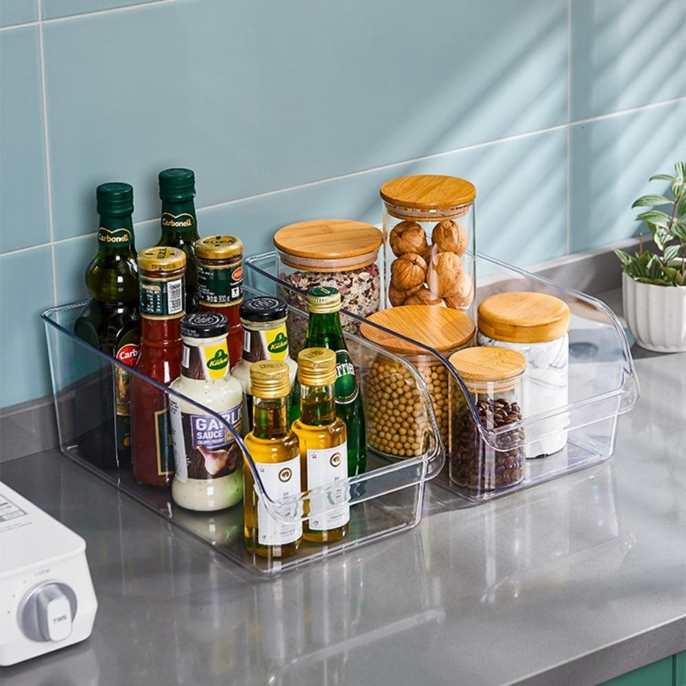 Thùng sắp xếp tủ lạnh CHEESELY, Hộp bảo quản thực phẩm tiết kiệm không gian, Bảo quản độ tươi Hộp đựng PP cấp thực phẩm Đồ dùng gia dụng