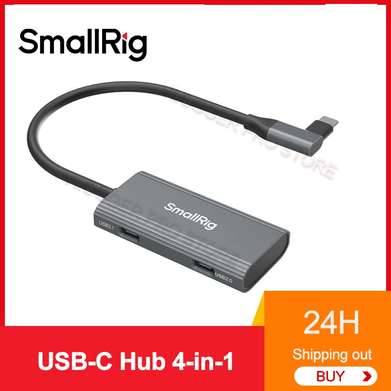 Smallrig USB-C Hub 4 trong 1 PD / USB-C 3.1 / USB-C 2.0 với Bộ chuyển ...