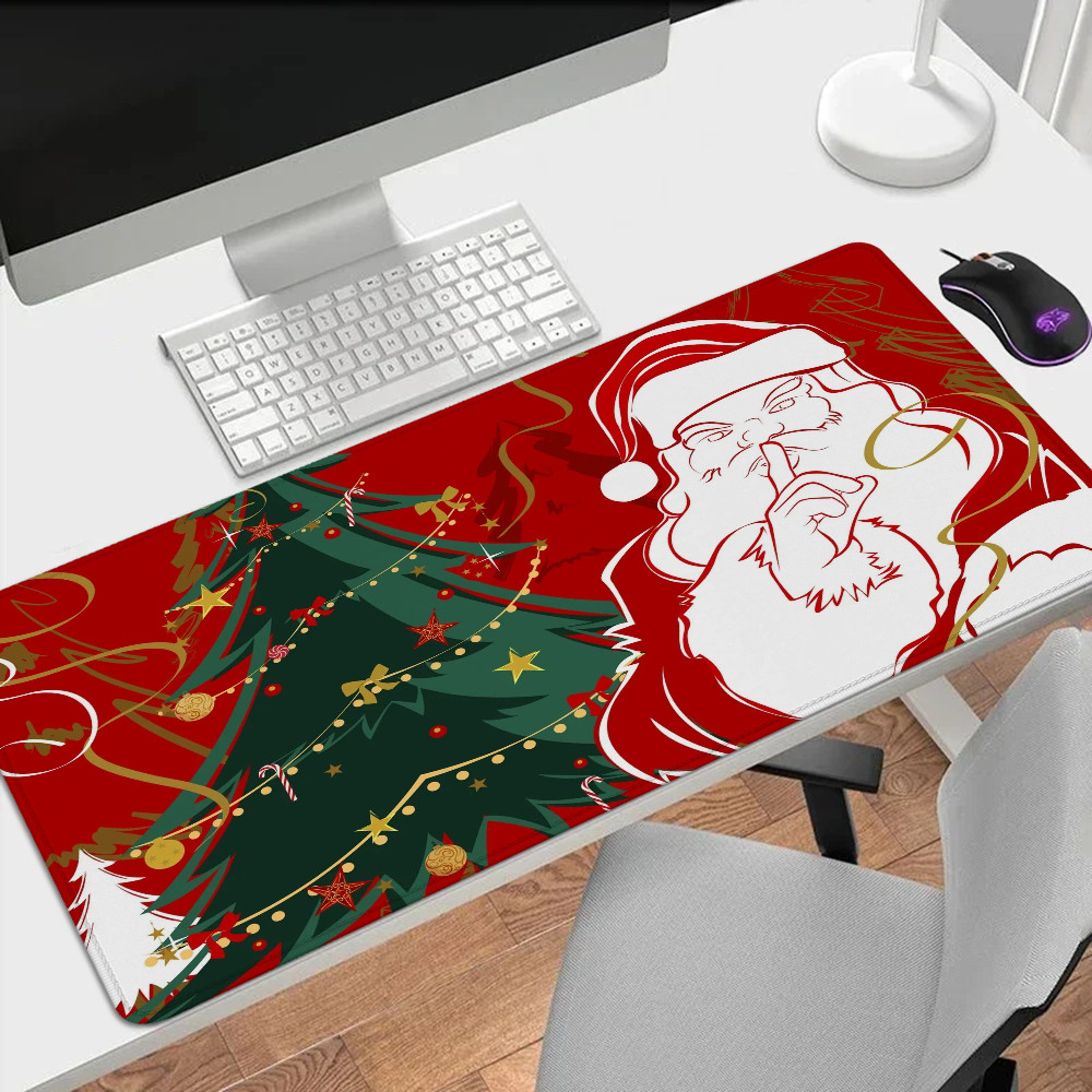Lớn Xxl Chuột Miếng Lót Chơi Game Phụ Kiện Để Bàn Thảm Ông Già Noel Bàn Phím Máy Tính Văn Phòng Mousepad Game Thủ Tủ Pc 900x400 Thảm