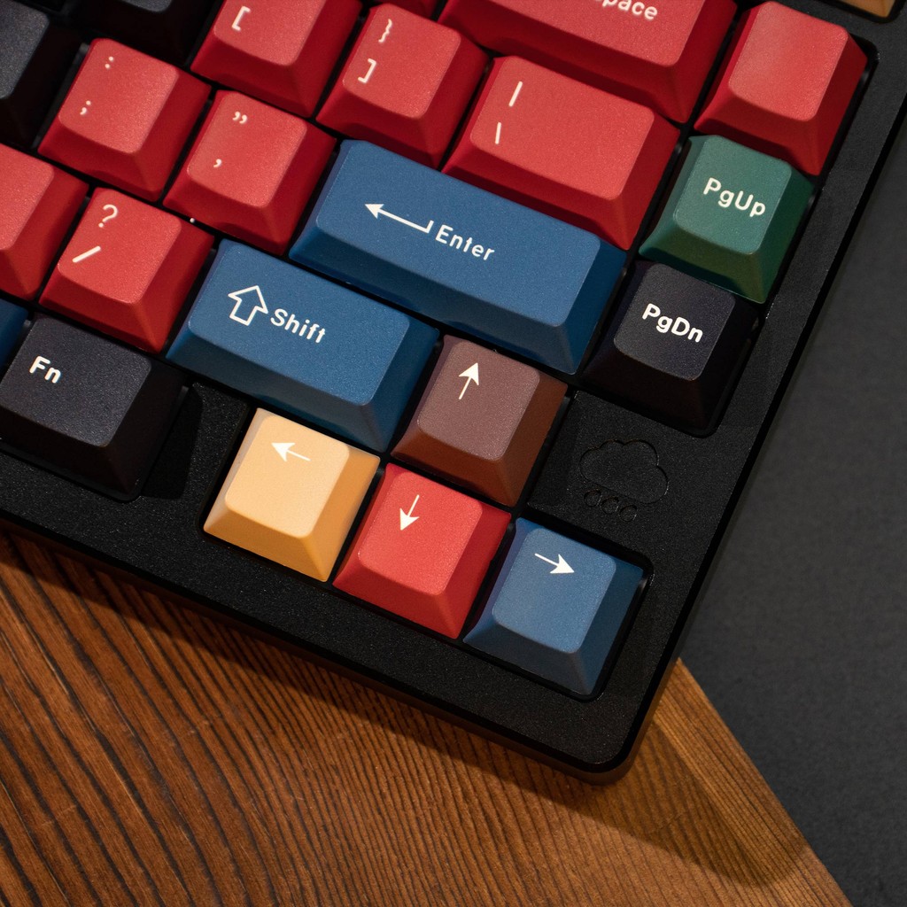 Đen Hỗn Hợp Ánh Sáng Keycaps 129 Phím PBT cherry profile Dye-Sub Keycaps Bộ Bàn Phím Cơ mx switch | BigBuy360 - bigbuy360.vn