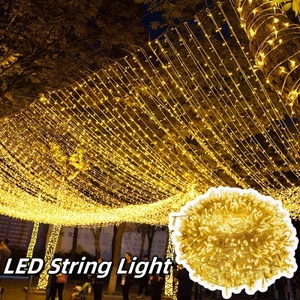 Đèn Led Giáng Sinh Dây Đèn Cổ Tích Ngoài Trời Cho Cây Tiệc Ngày Lễ Ramadan
