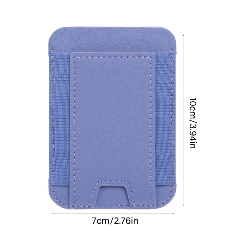 Mặt Trăng Từ Tính Đựng Thẻ Đàn Hồi Ví Cho 13 14 15 16 Khe Cắm Thẻ PU Thẻ Tín Dụng Ví Giữ 1-7 Thẻ