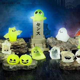 [Khii mù] đồ trang trí Halloween dạ quang Bát bí ngô Bộ xương ma Phong cảnh vi mô Mô hình nhà búp bê Nội thất ô tô Trang trí máy tính để bàn tại nhà {đồng chơi}