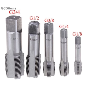 Gcdhome G1 / 8 1 / 4 3 / 8 1 / 2 3 / 4 HSS Ống côn Tap BSP Kim loại Vít Thread Cutg Tool HOT