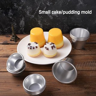 Gcdhome 1 Khuôn Pudding Cup Bánh Sáo Chống Dính Jelly Pan Khuôn Làm Nóng Nhanh Hợp Kim Nhôm Nướng Khuôn Nóng