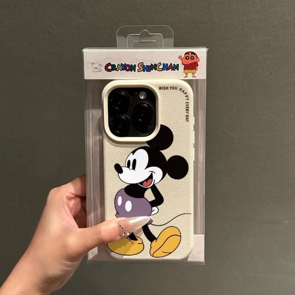 Ốp điện thoại 15promax/14PRO thích hợp dùng cho Mickey đeo hông chống va đập Ốp mềm iPhone 13/12promax