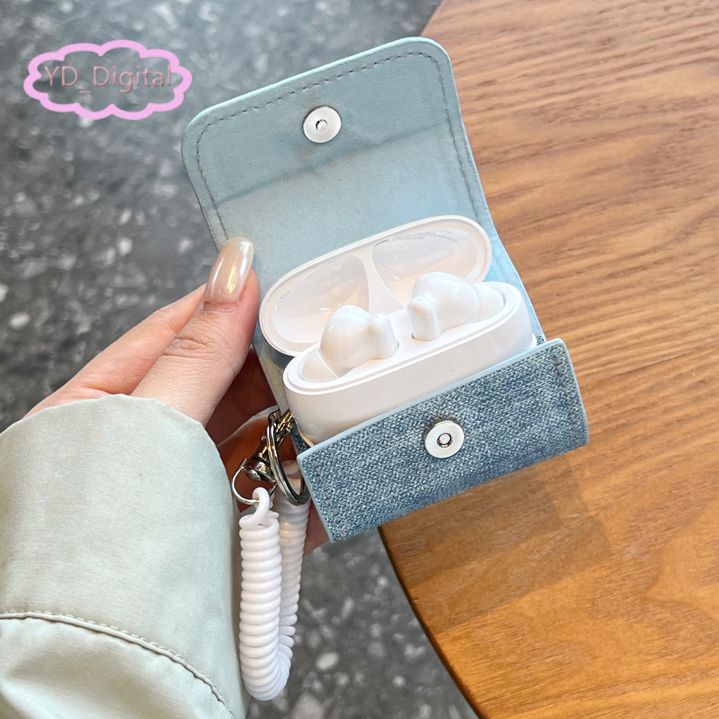 Thích hợp cho Oppo Enco Air 2 3 4 Pro Free 2 2i 3 X X2 Túi Tai Nghe Da Vỏ Mềm Chống Mất Tai Nghe Phụ Kiện Túi Bảo Quản Túi Cầm Tay