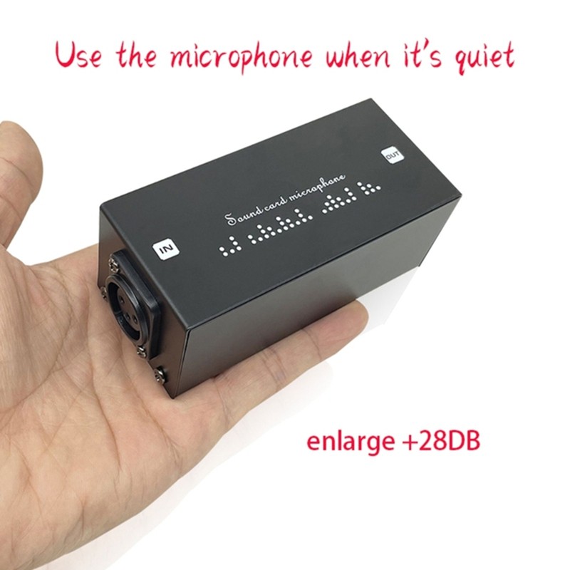 Dynamic Preamp Clean Dynamic Mic Preamplifier Âm thanh rõ ràng Preamplifier Tăng cường trải nghiệm ghi âm Thiết bị P9JD