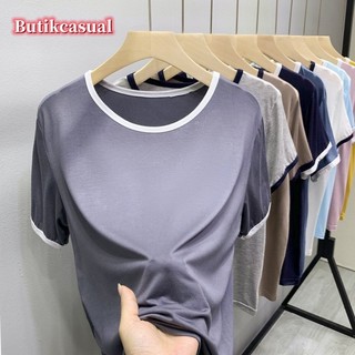 Áo thun nữ tay ngắn Modal dáng rộng, chất liệu mỏng nhẹ, phù hợp mùa hè