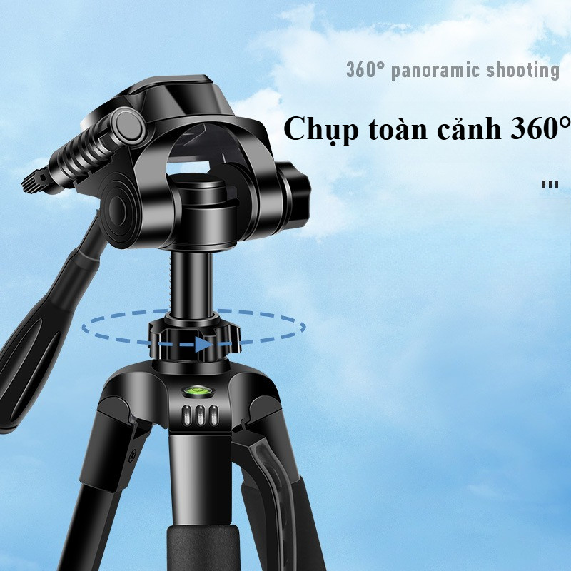 Chân Máy Gập Gọn Đa Năng, Quay Phim - Chụp Ảnh - Live Stream, Nhẹ & Chắc , Dành Cho Du Lịch