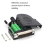 Ngôi Sao Công Nghiệp RS232 Khớp DB25 Nữ Adapter Đồng Vàng Liên Hệ Vít Cơ Chế Buộc Vít Máy Mã Vạch Compati