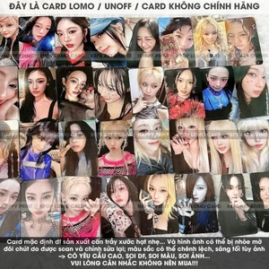Thẻ ảnh photocard A.E.S.P.A Album thứ 2 (Armageddon): Karina, Giselle, Winter và Ningning card fansite