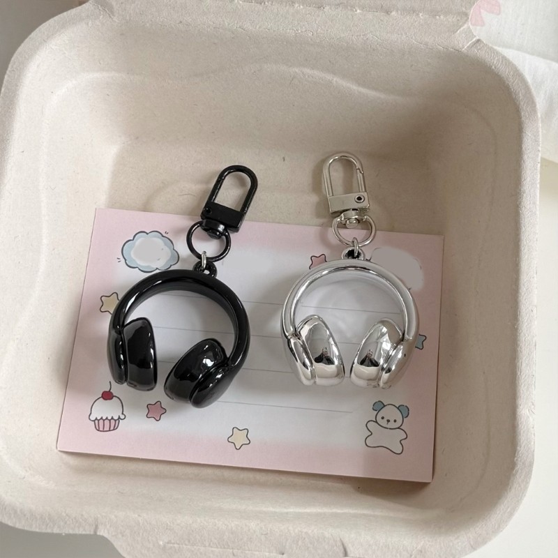 Móc khóa tai nghe nhỏ gọn OXXGGKAO Móc khóa nhựa nhẹ Carabiner cho túi đi học