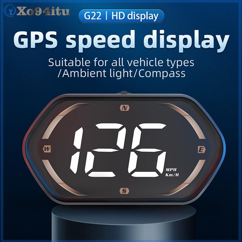 XOITU USB Xe HUD Hiển Thị Đồng Hồ Tốc Độ Kỹ Thuật Số GPS Đồng Hồ Đo Tốc Độ KMH MPH Dispaly Cho Xe Tải Xe Máy Phụ Kiện Phụ Kiện Ô Tô VN
