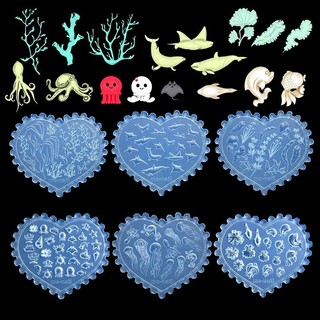 [savemoneyeveryday] 1 Cái Chủ Đề Đại Dương Cá Vàng Biển Sao Biển Anh Đào Dâu 3D Acrylic Móng Tay Khuôn Trang Trí Móng Tay DIY Khuôn Làm Móng Tay Silicon [vn]