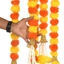 Vòng hoa cúc vạn thọ GAVESTO​​, Hoa cúc vạn thọ Pooja dài 1,5m nhân tạo​​, Có thể uốn cong​​ Pooja Diwali Fiesta Trang Trí Ấn Độ Hoa Cúc Vòng Hoa Cung Cấp Đền​​
