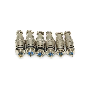Phích cắm hàng không nhỏ XS8 / 9 / 10 / 12JK-2 / 3 / 4 / 5 / 6 Core Loại đẩy cặp ổ cắm kết nối mạ vàng