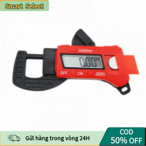 Thước Kẹp Điện Tử Mini 0-12.7mm Đo Độ Dày Giấy Vải Kim Loại Nhỏ Chính Xác Cao Màn Hình LCD